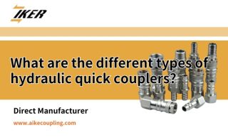 What are the different types of hydraulic quick couplers?